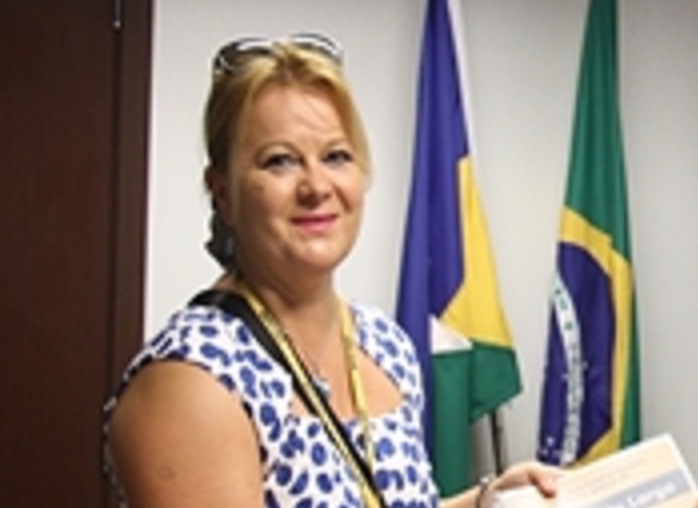 The consul and ambassador of Poland in Brazil, Katarzyna Anna Braiter.